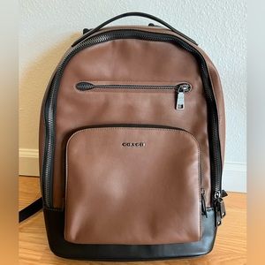 Coach Leather Backpack